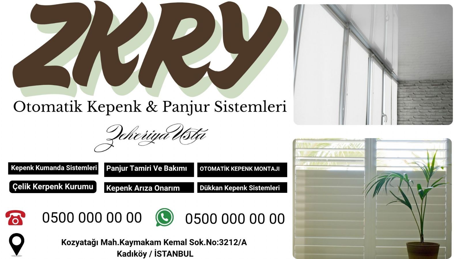 Kozyatağı Mahallesi Kepenk Tamiri